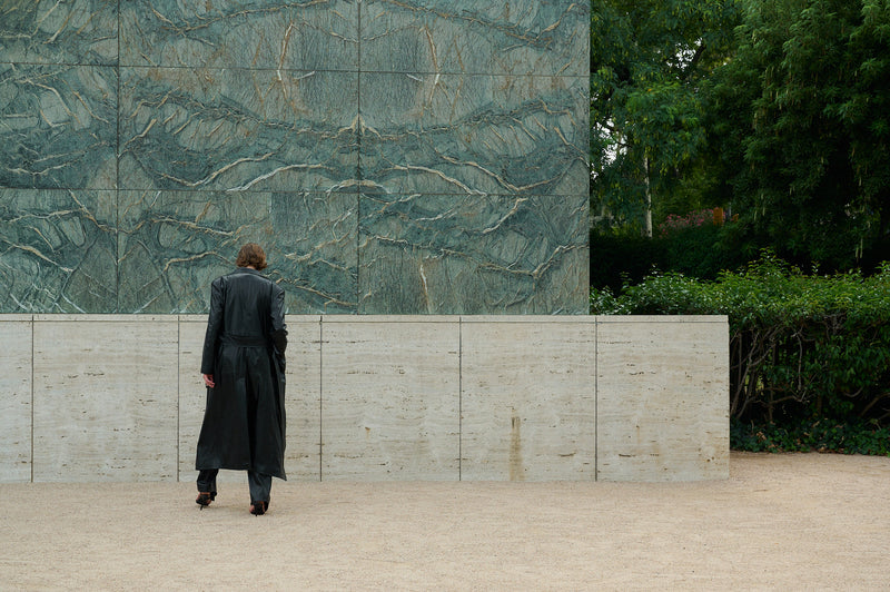 Crocodille leather coat