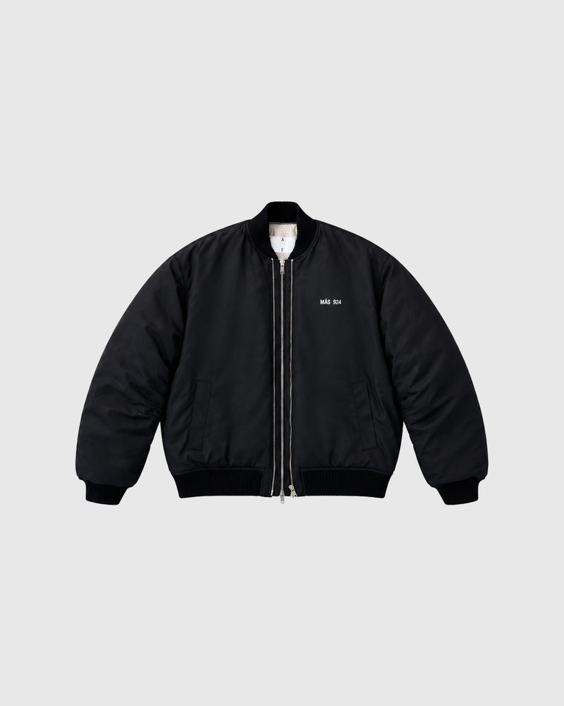 Double zip bomber jacket