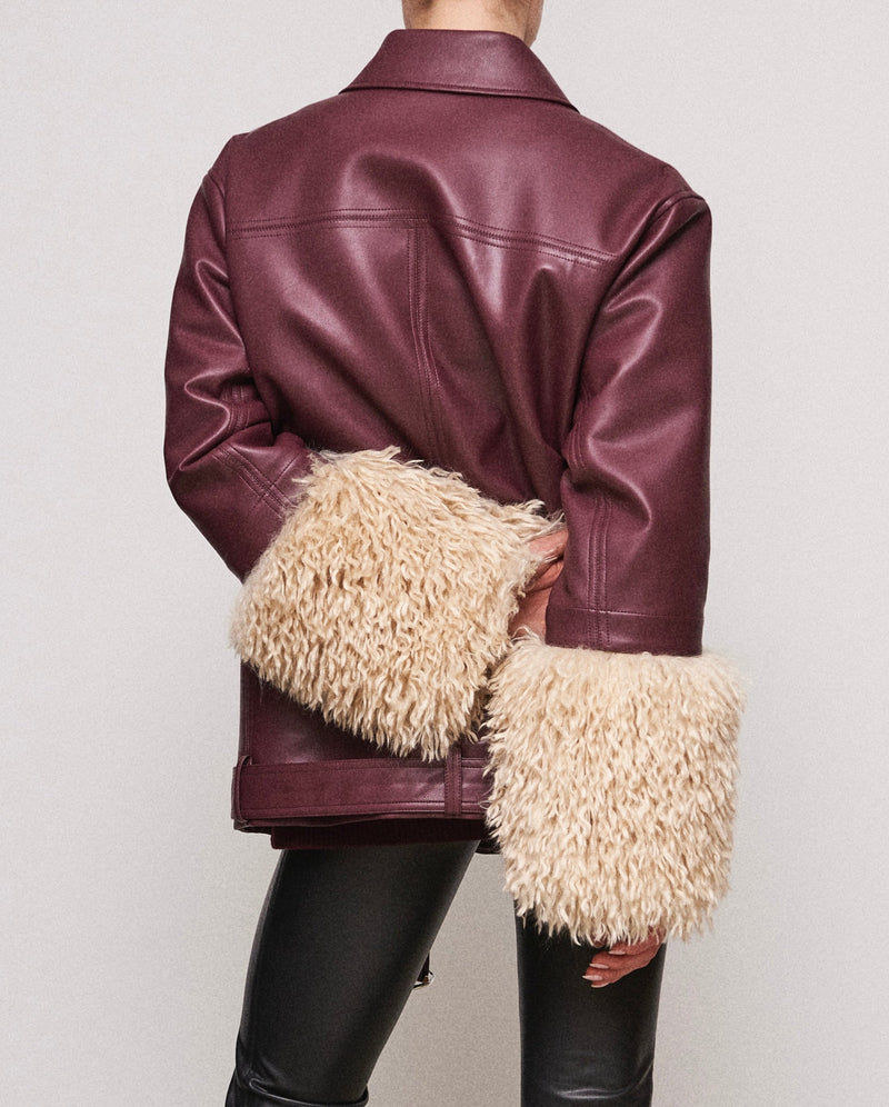 Bordo leather jacket