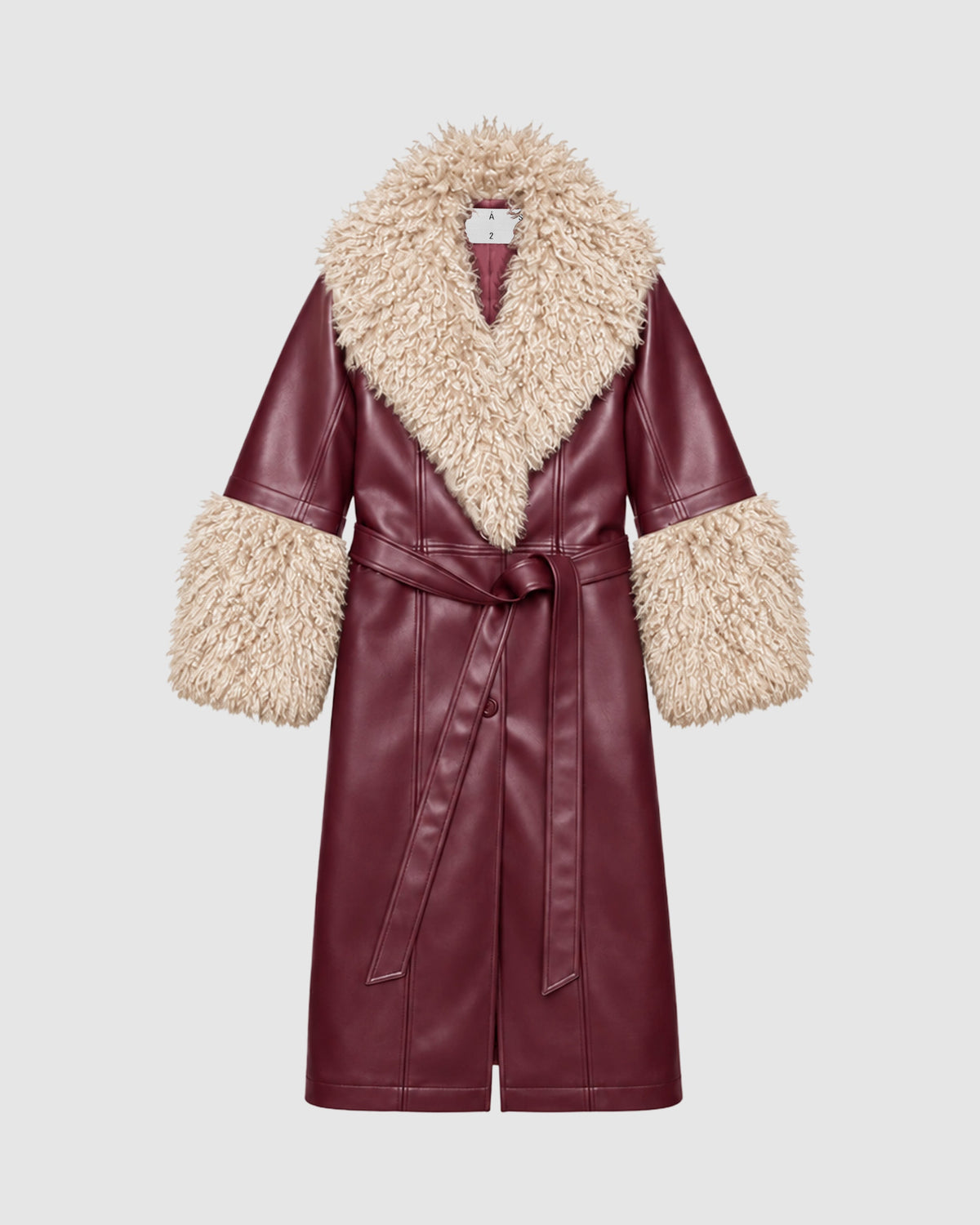 Bordo leather coat