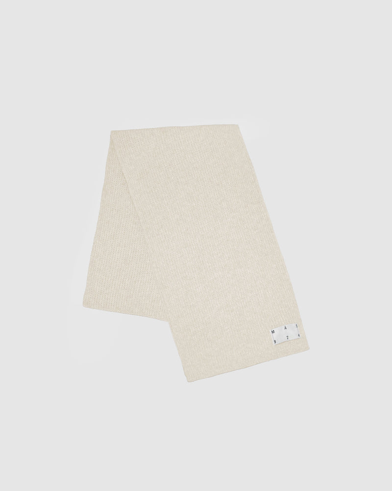 Milk wool scarf