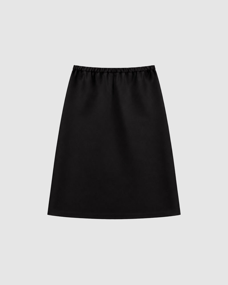 Satin skirt