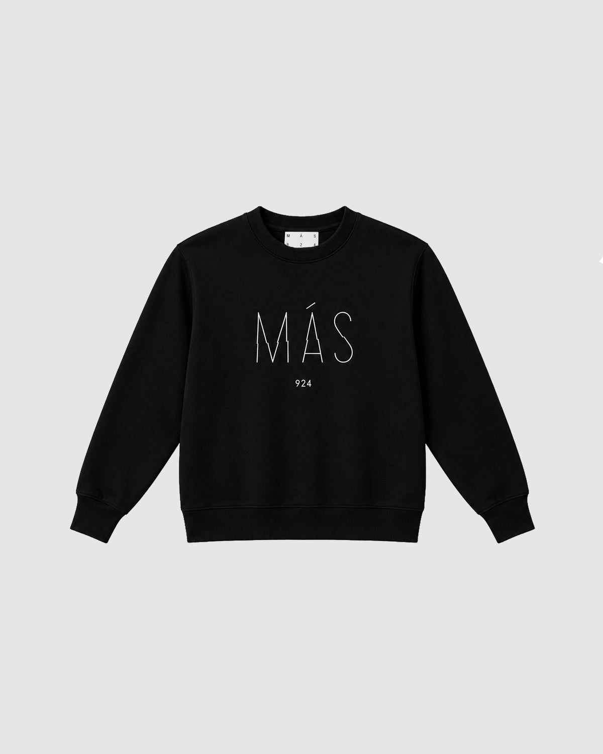 Unisex black sweatshirt