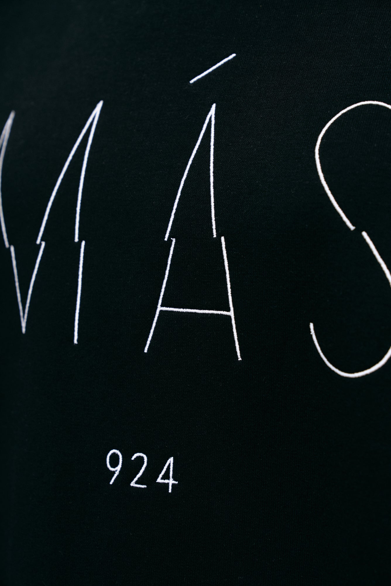 Unisex black sweatshirt