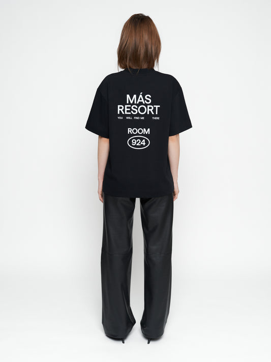Resort juodi marškinėliai