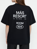 Resort juodi marškinėliai