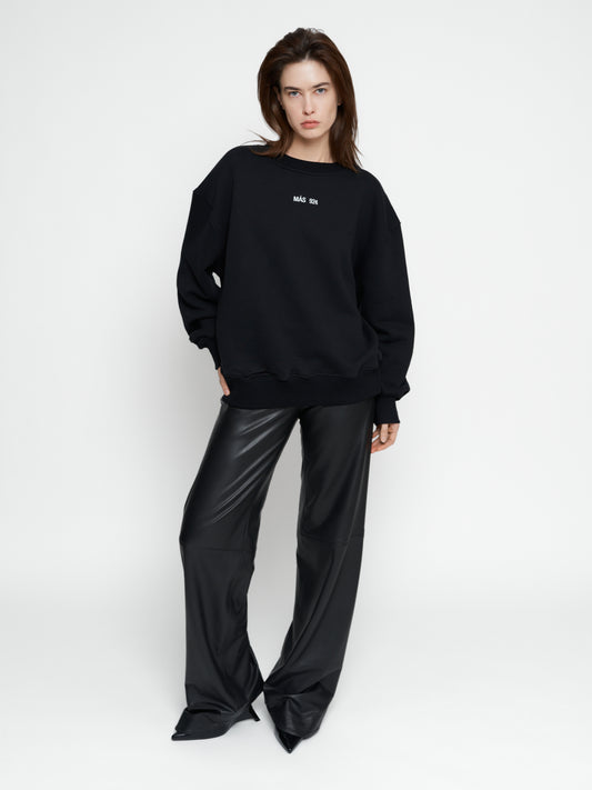 Minimal juodas džemperis