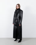 Crocodille leather coat