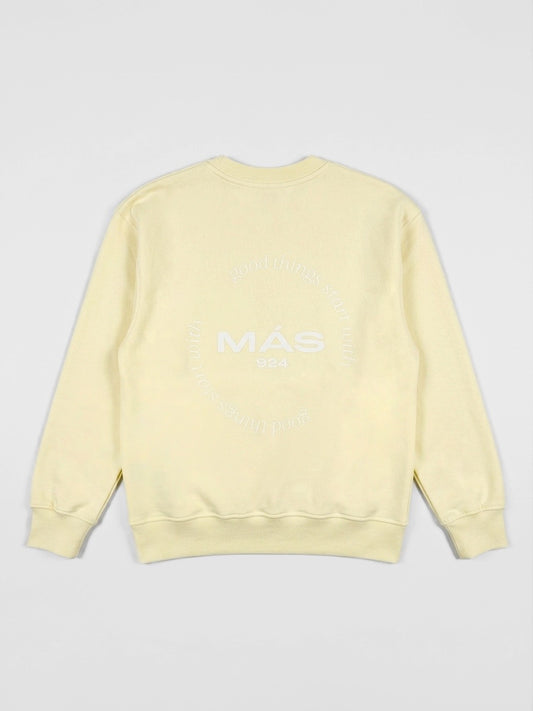 Pastel yellow sweatshirt