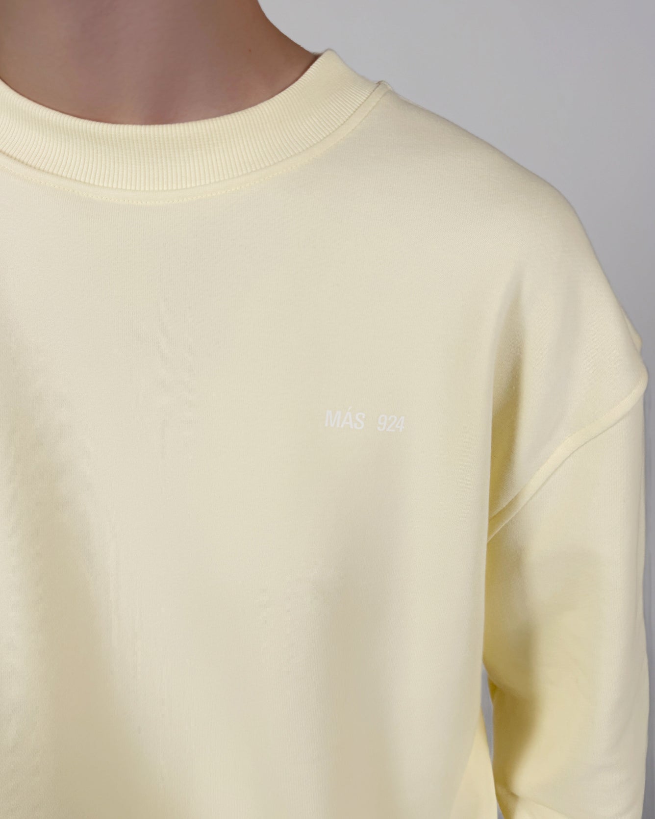 Pastel yellow sweatshirt