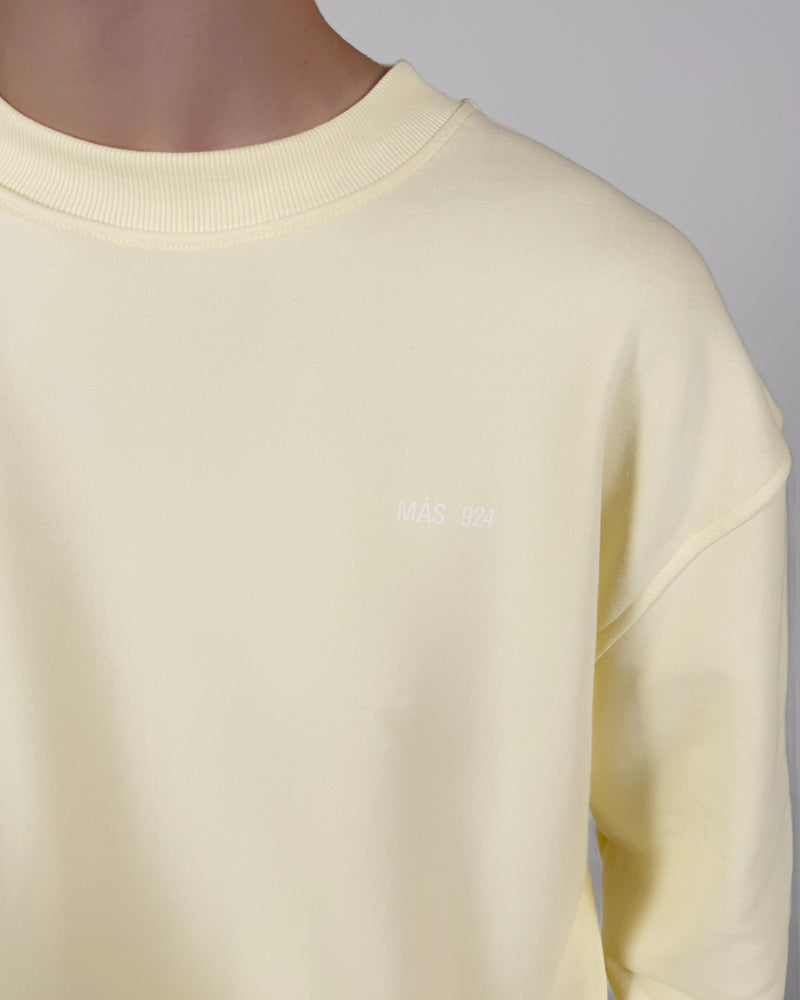 Pastel yellow sweatshirt