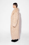 Beige fluffy coat
