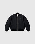 Double zip bomber jacket