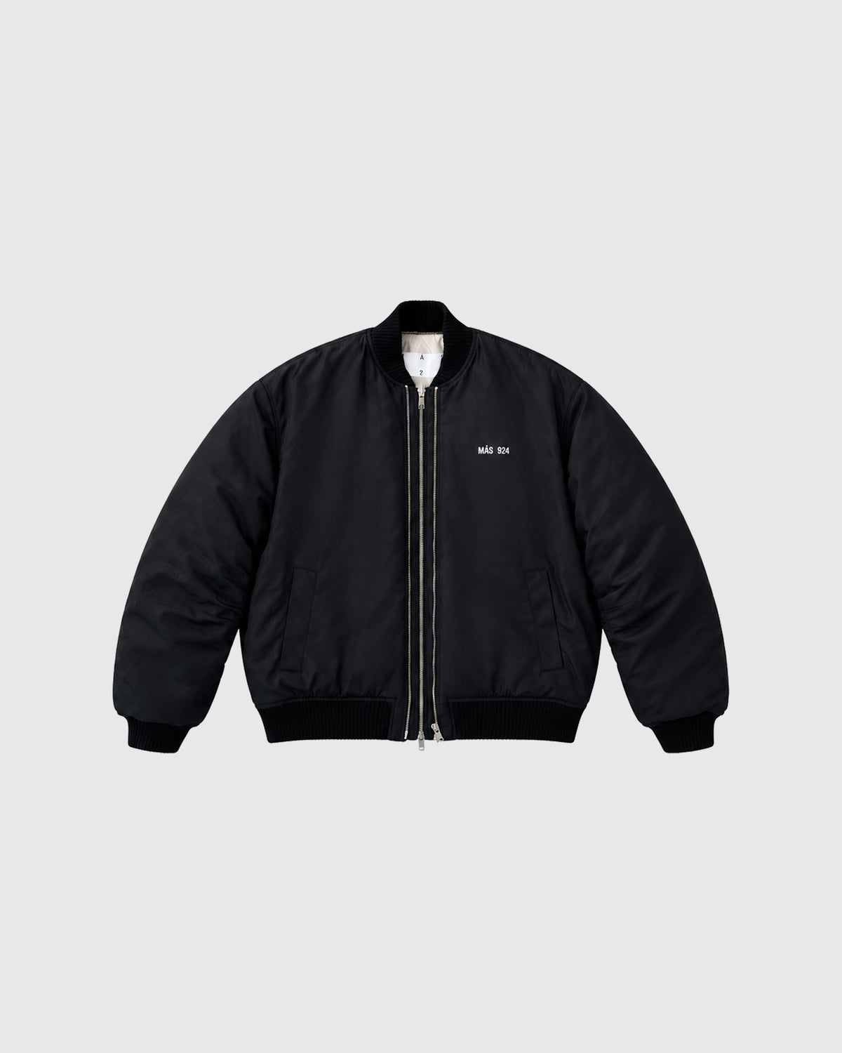 Double zip bomber jacket
