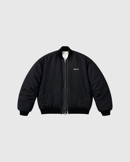 Double zip bomber jacket