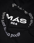 Black t-shirt with round logo