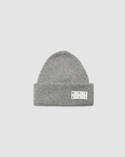 Grey wool beanie