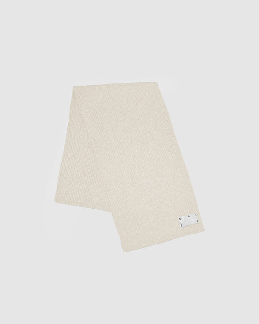 Milk wool scarf