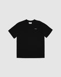 Black t-shirt with round logo