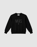 Unisex black sweatshirt