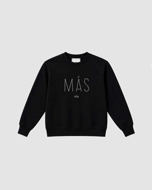 Unisex black sweatshirt
