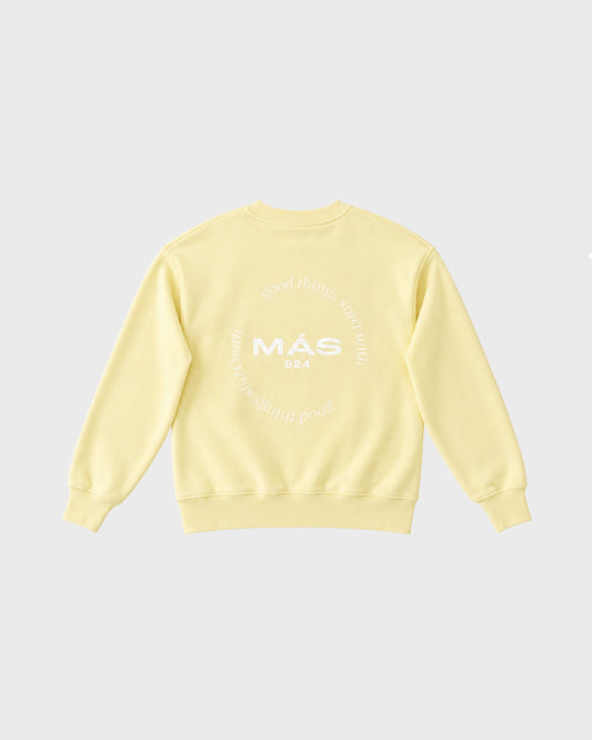 Pastel yellow sweatshirt